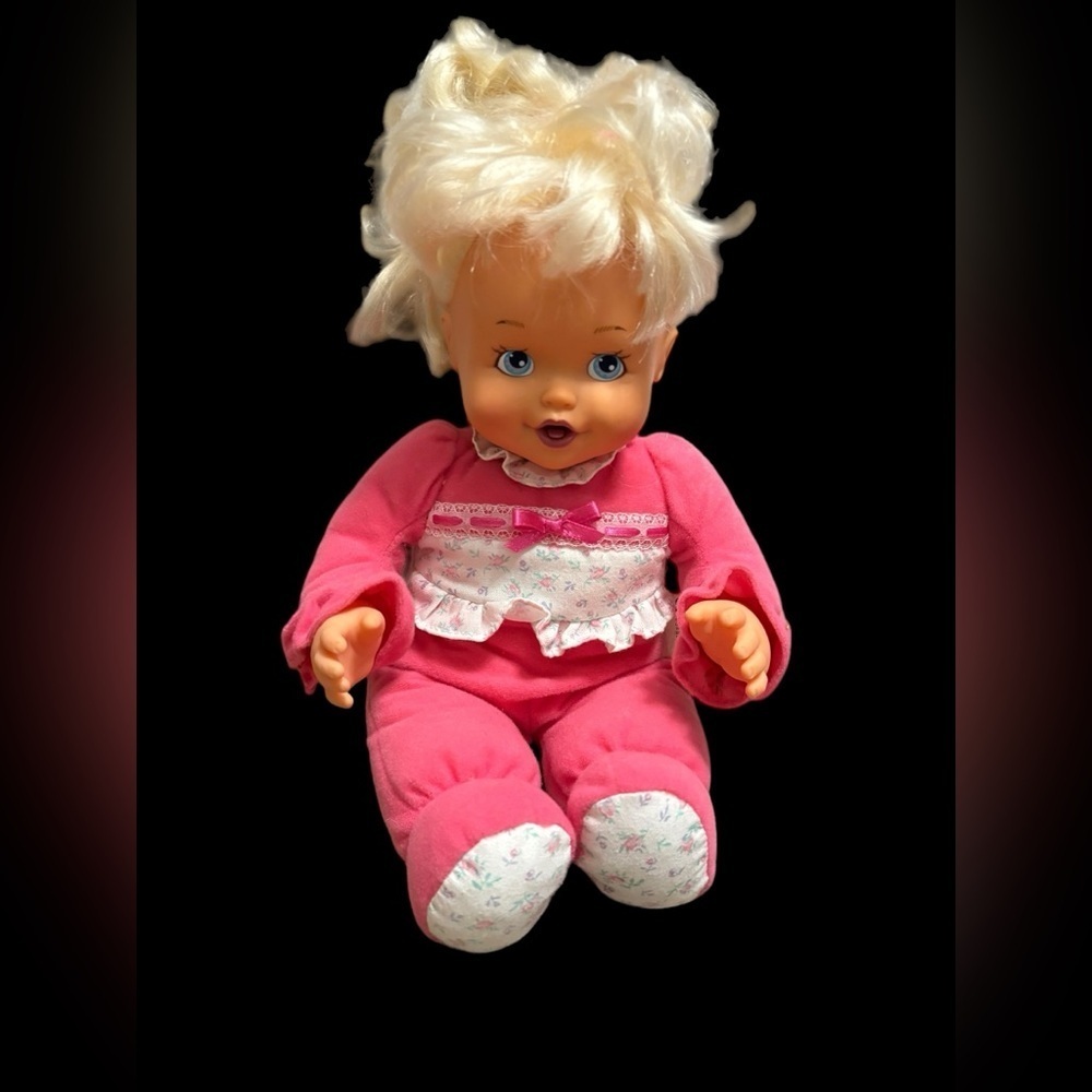 Vintage 2000 Irwin LIL SNIFFLES Talking Doll, WORKS